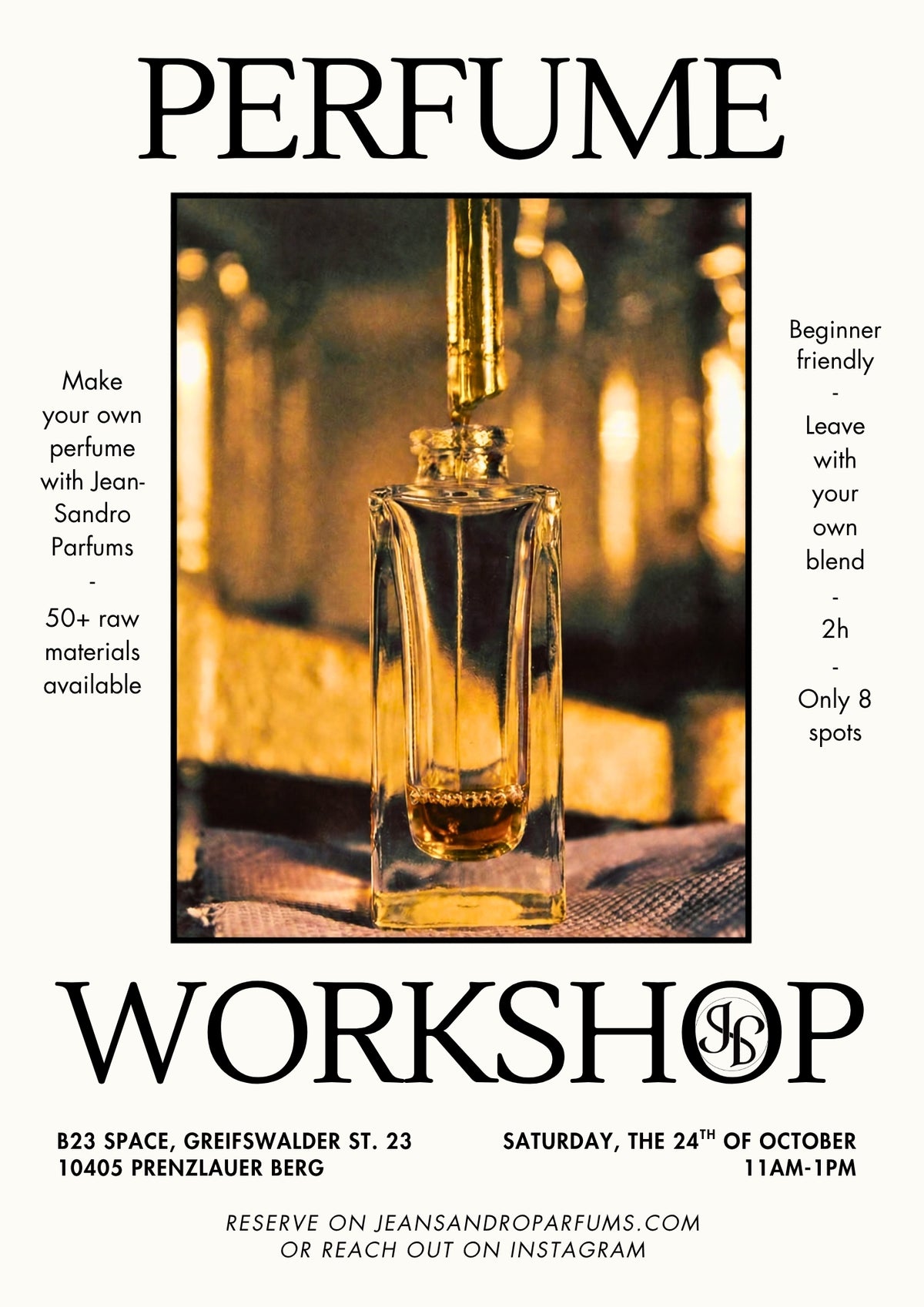 Make Your Own Perfume Workshop